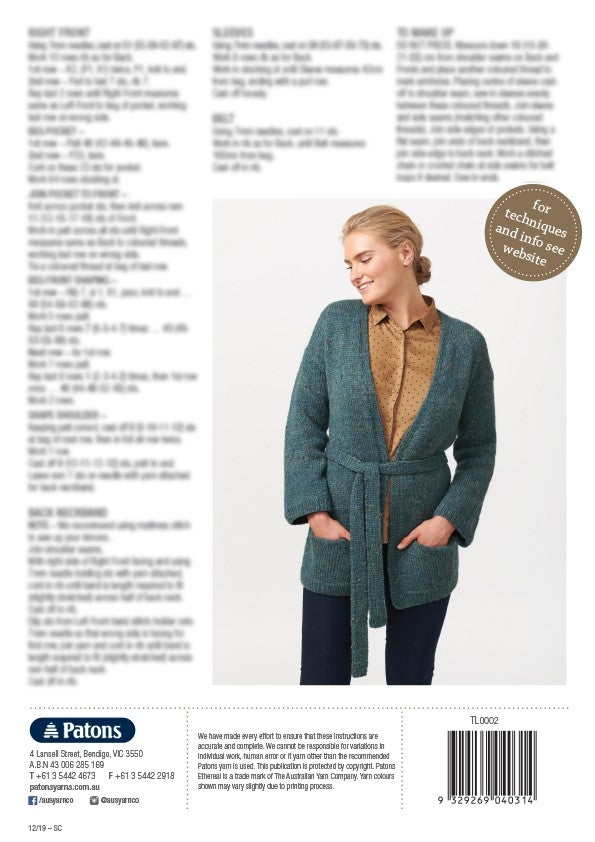 Leaflet 0047 - Patons Vest & Kimono