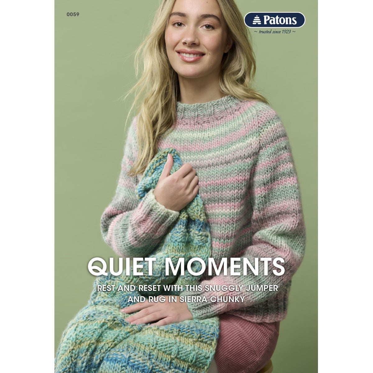 Leaflet 0059 - Patons Quiet Moments jumper & rug