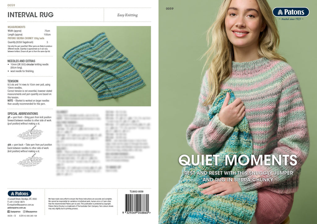 Leaflet 0059 - Patons Quiet Moments rug