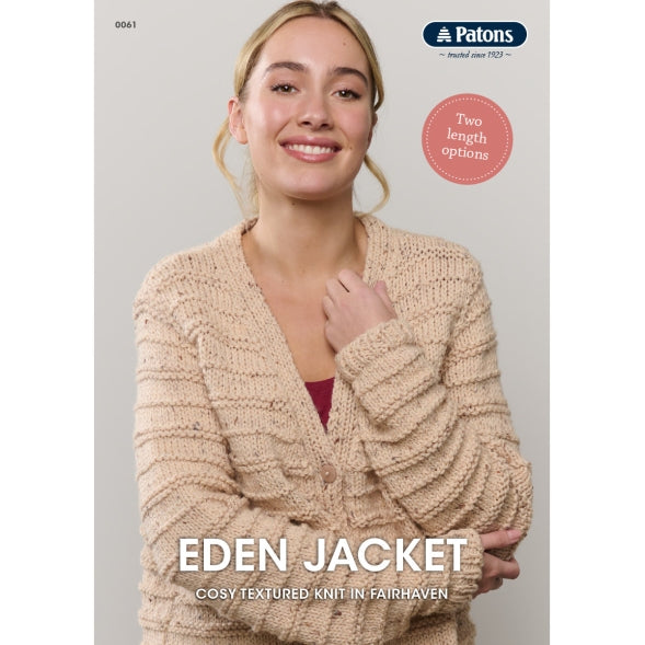 Leaflet 0061 - Patons Ladies Eden Jacket