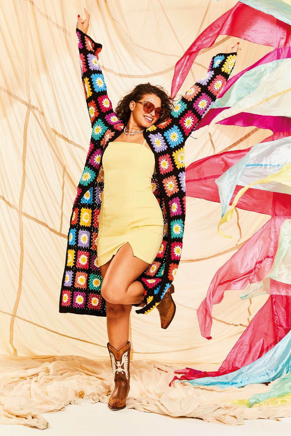 Leaflet 10525 - Sirdar Long Crochet Cardigan