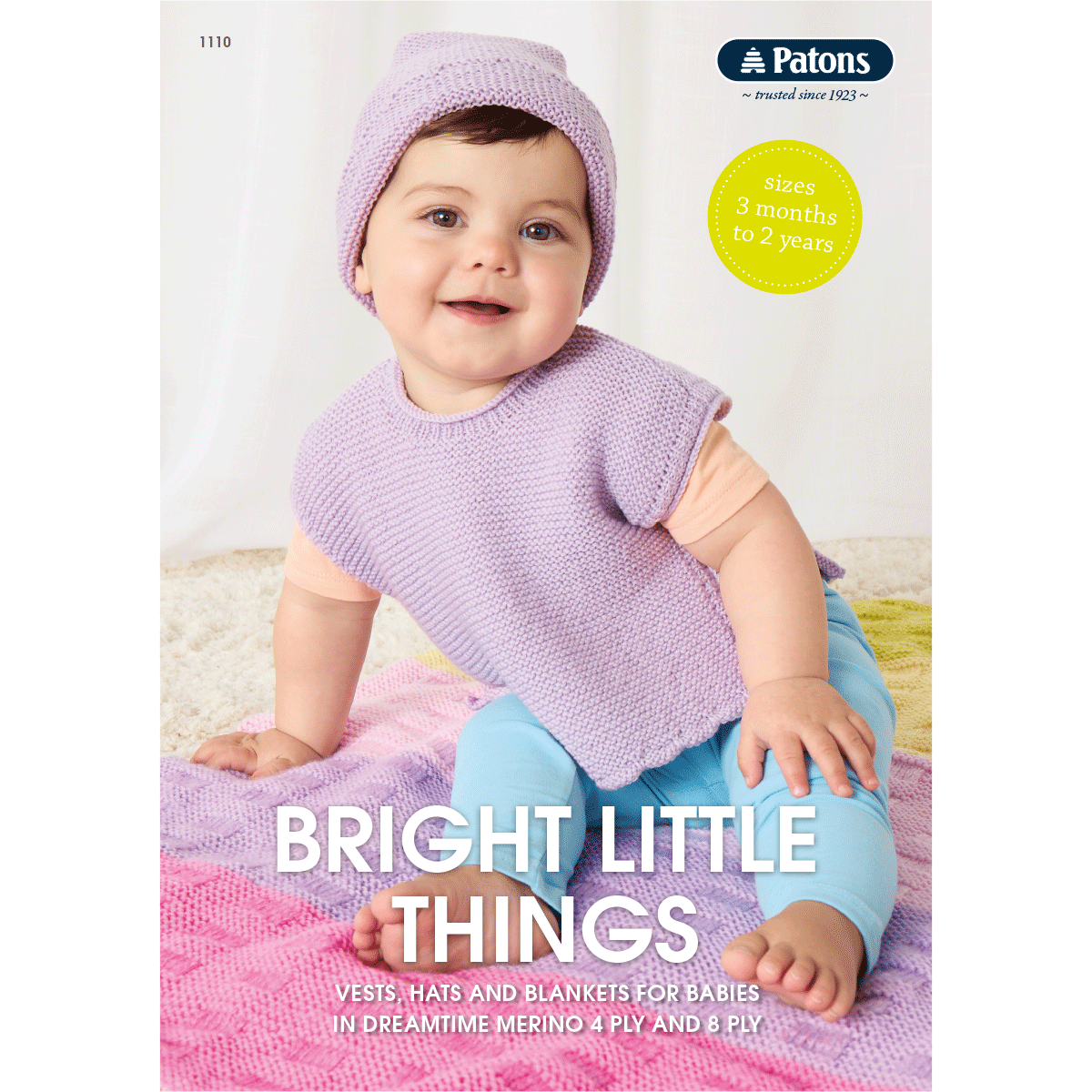 Book 1110 - Patons Bright Little Things 4 Ply & 8 Ply