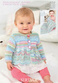 Leaflet 1252 - Sirdar Snuggly Baby Crofter DK Birth to 7 yrs jacket & blanket