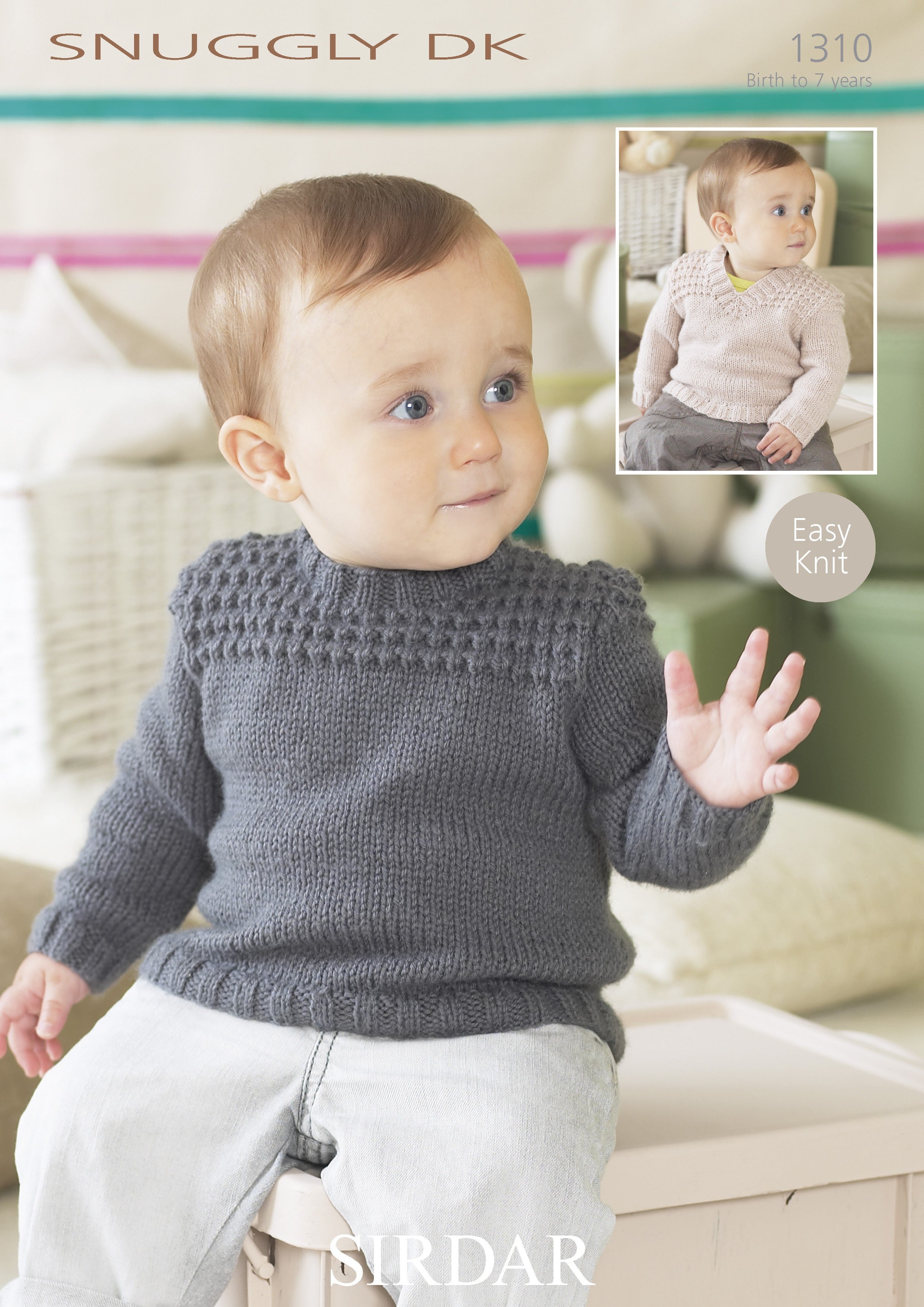 Leaflet 1310 - Sirdar DK Jumper 0 - 7 yrs