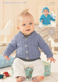 Leaflet 1419 - Sirdar Snuggly DK Birth to 7 yrs cardigan  & hat