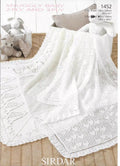 Leaflet 1452 - Sirdar Snuggly 2 & 3 ply shawl