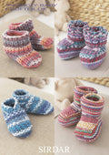 Leaflet 1483 Snuggly Crofter DK bootees