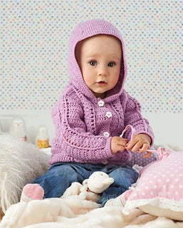 Leaflet 1489 - Sirdar 4 Ply Crochet cardigan & hoodie