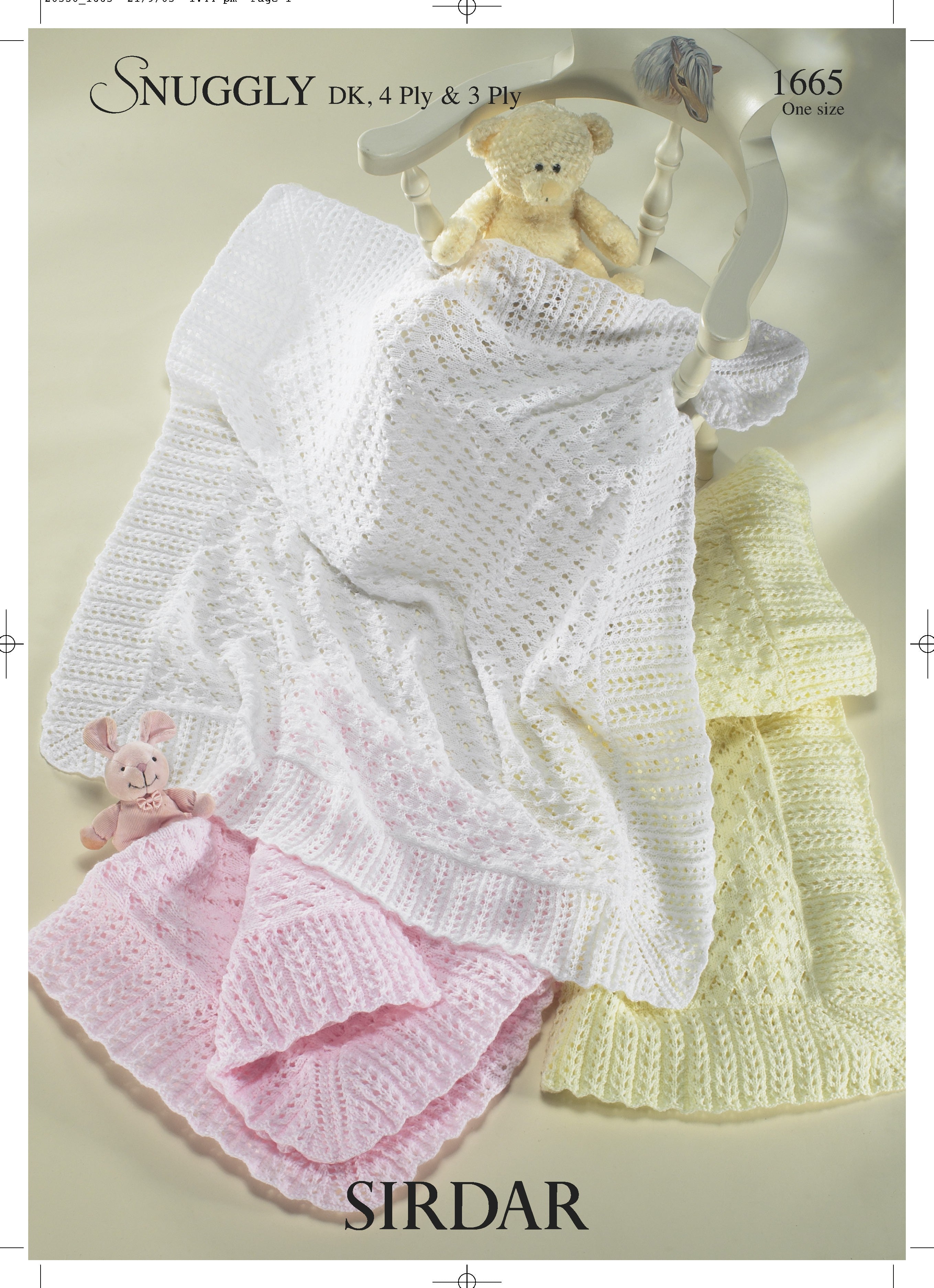 Leaflet 1665 - Sirdar DK, 4 Ply & 3 Ply blankets