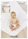 Leaflet 1710 - Sirdar Snuggly DK shawl & blanket