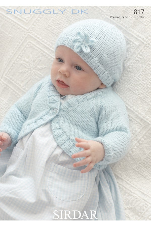 Leaflet 1817 - Sirdar  Snuggly DK jacket & bonnet
