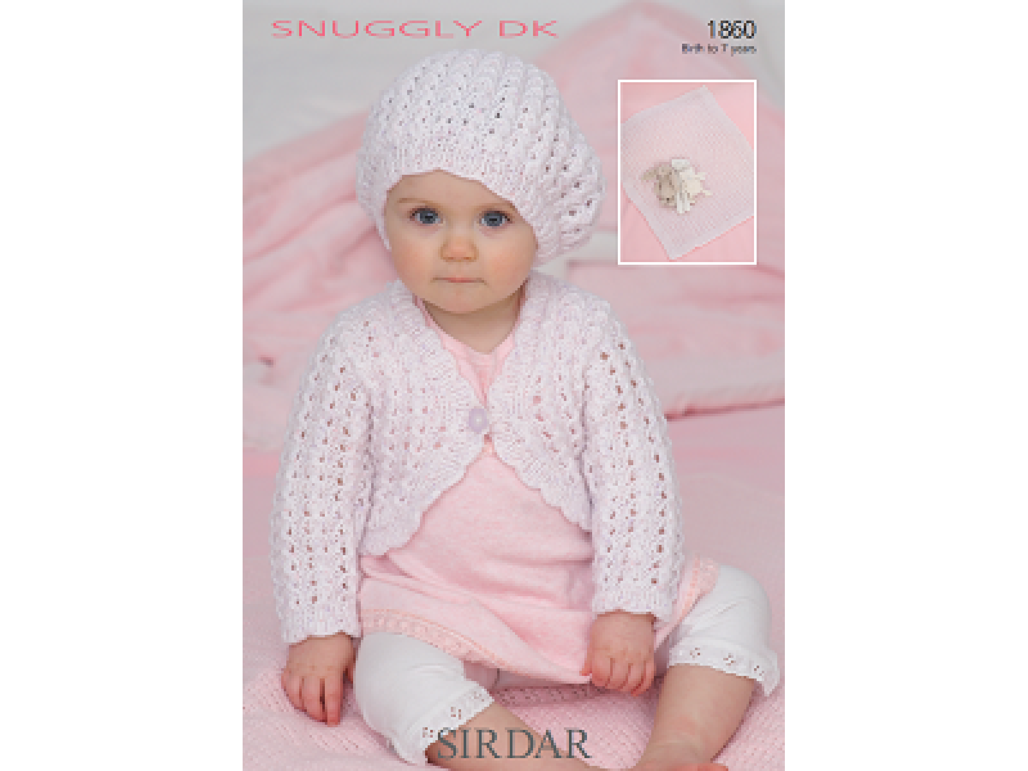 Leaflet 1860 - Sirdar Snuggly DK bolero, beret & blanket