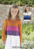 Leaflet 2416 - Sirdar DK cardigan 2-13 yrs