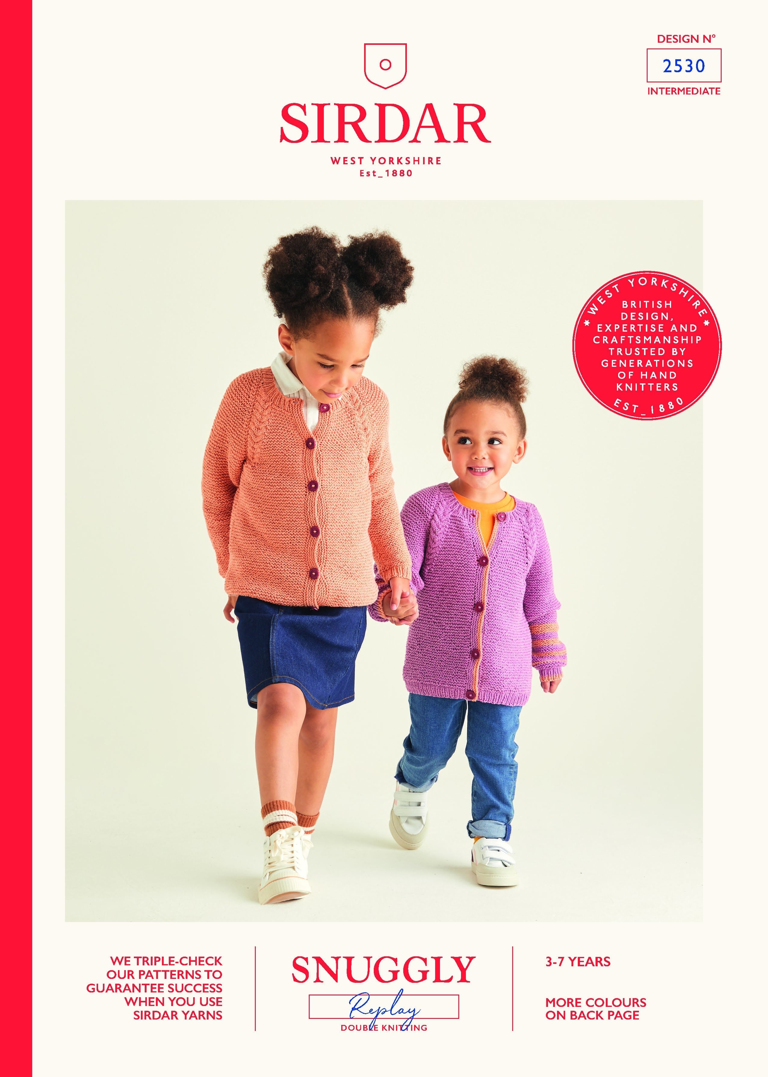 Leaflet 2530- Sirdar DK cardigan
