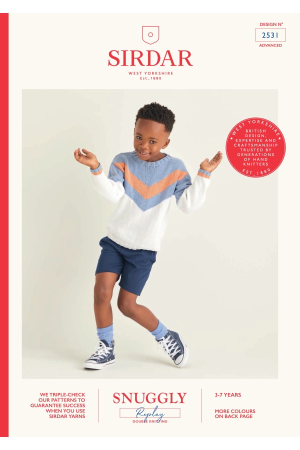 Leaflet 2531 - Sirdar Snuggly DK jumper