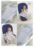 Leaflet 3174 - Sirdar Snuggly DK blankets & shawl