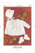 Leaflet 3191 - Sirdar DK baby jacket, hat & bootees