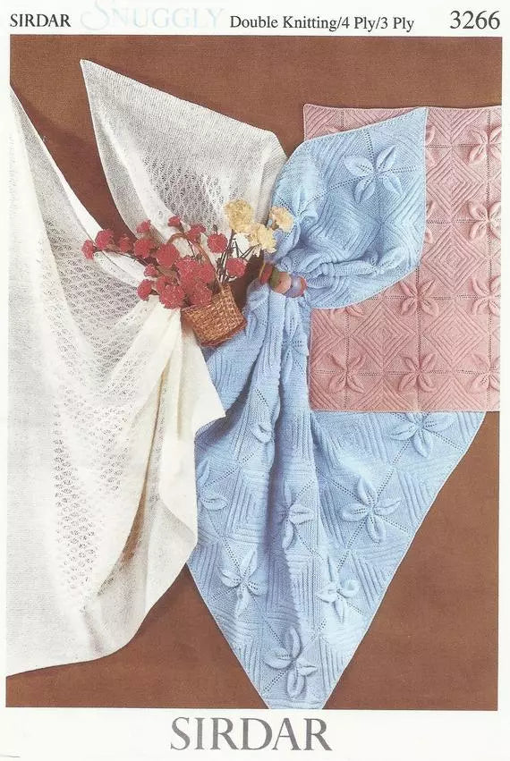 Leaflet 3266 - Sirdar Snuggly pram cover
