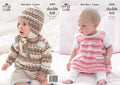 Leaflet 3559 - King Cole DK dress, jumper & hat