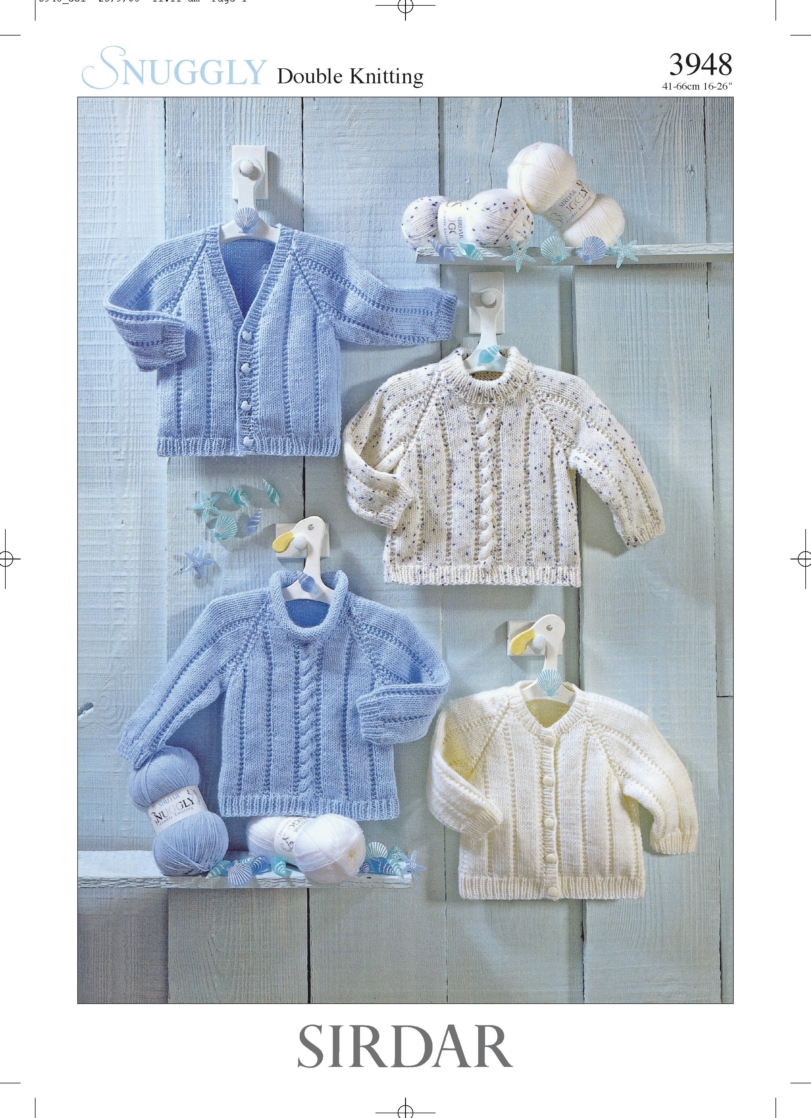Leaflet 3948 - Sirdar DK cardigan & jumper