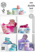 Leaflet 4325 - King Cole DK bootees