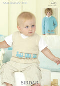 Leaflet 4443 - Sirdar DK Jumper & vest