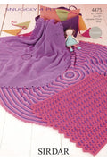 Leaflet 4475 - Sirdar 4 Ply crochet blankets
