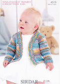 Leaflet 4519 -Sirdar Crofter DK Jacket 0-7 yrs