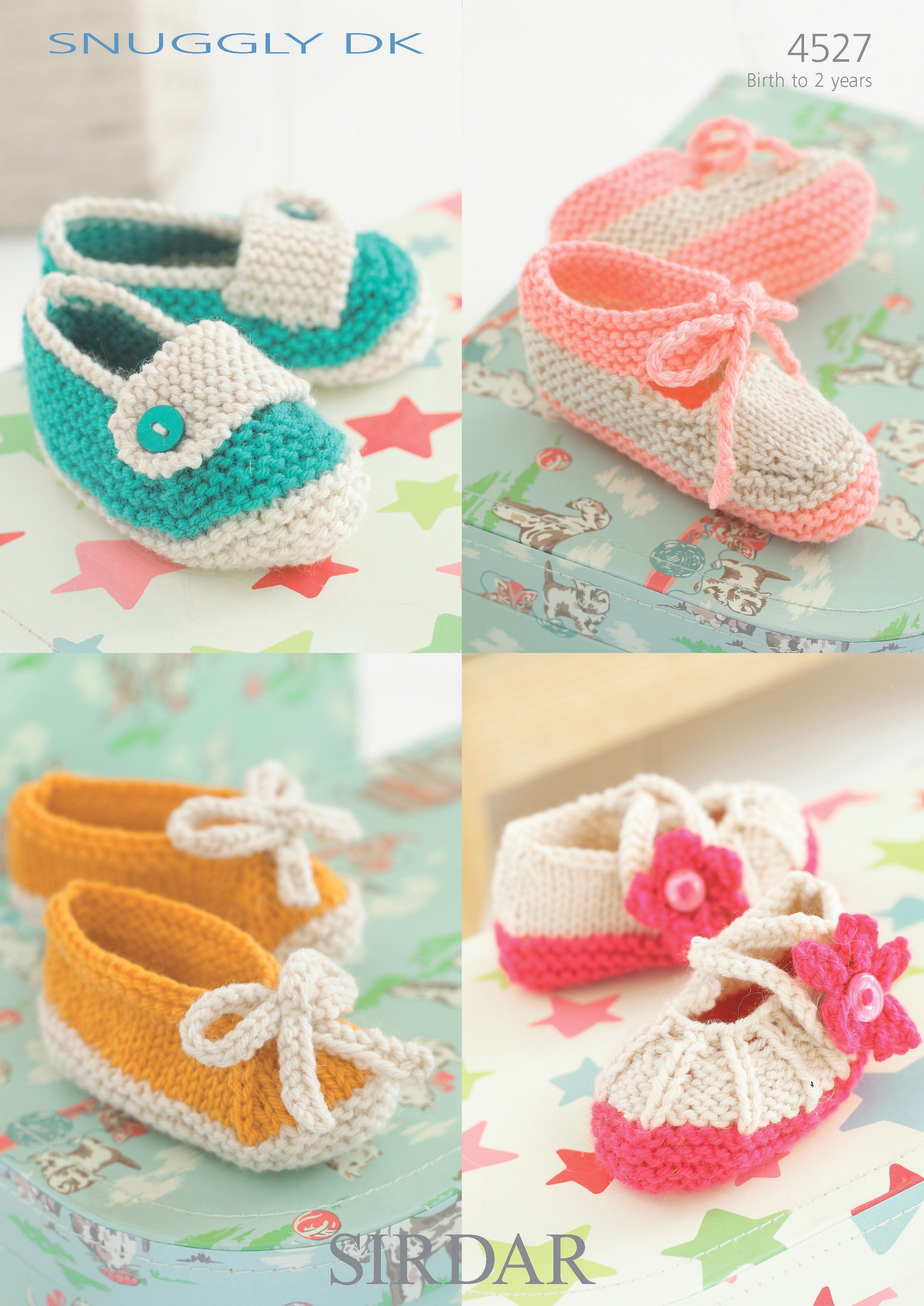 Leaflet 4527 - Sirdar Snuggly DK Shoes