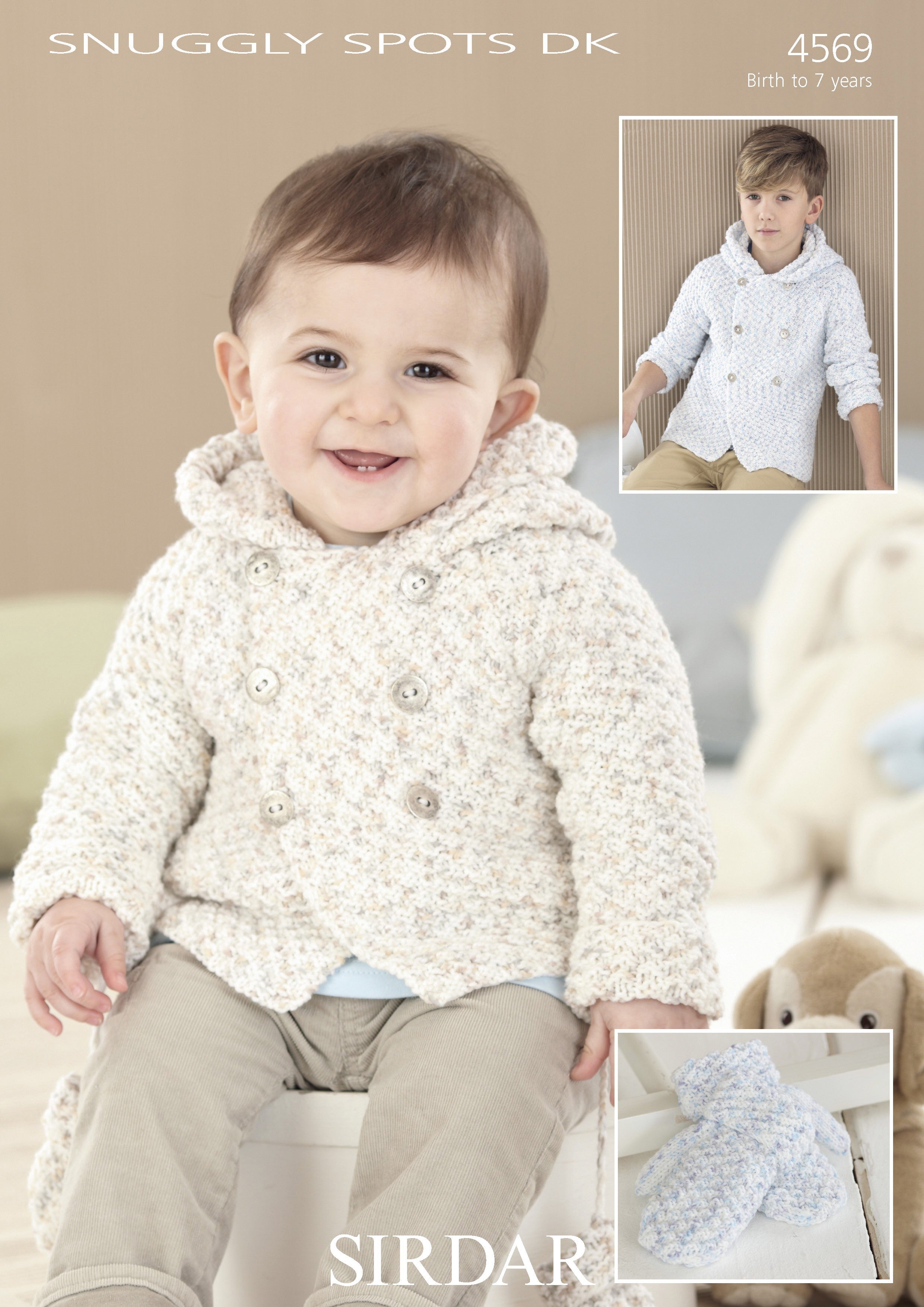 Leaflet 4569 - Sirdar Snuggly Spots DK hoodie
