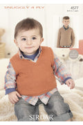  Leaflet 4577 - Sirdar 4 Ply  jumper & vest