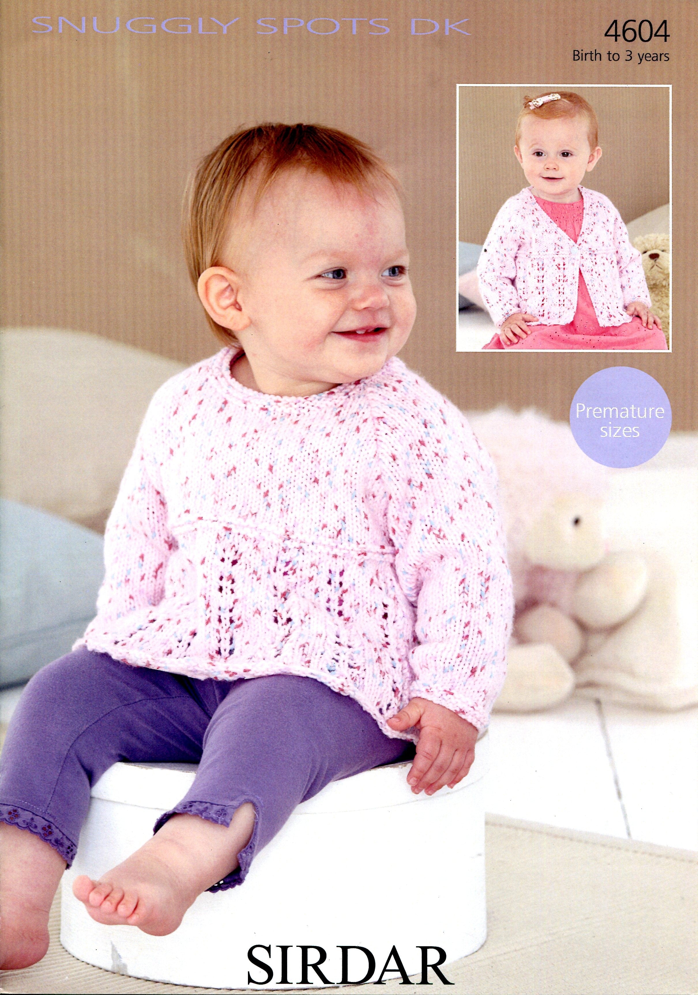 Leaflet 4604 - Sirdar DK cardigan & jumper