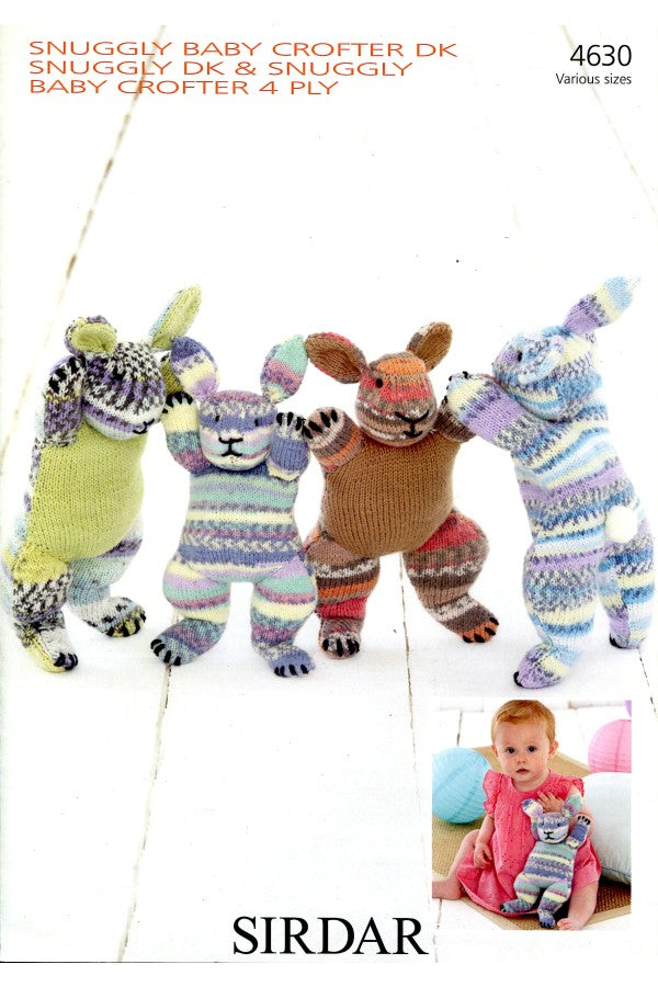 Leaflet 4630 - Sirdar Snuggly DK toys