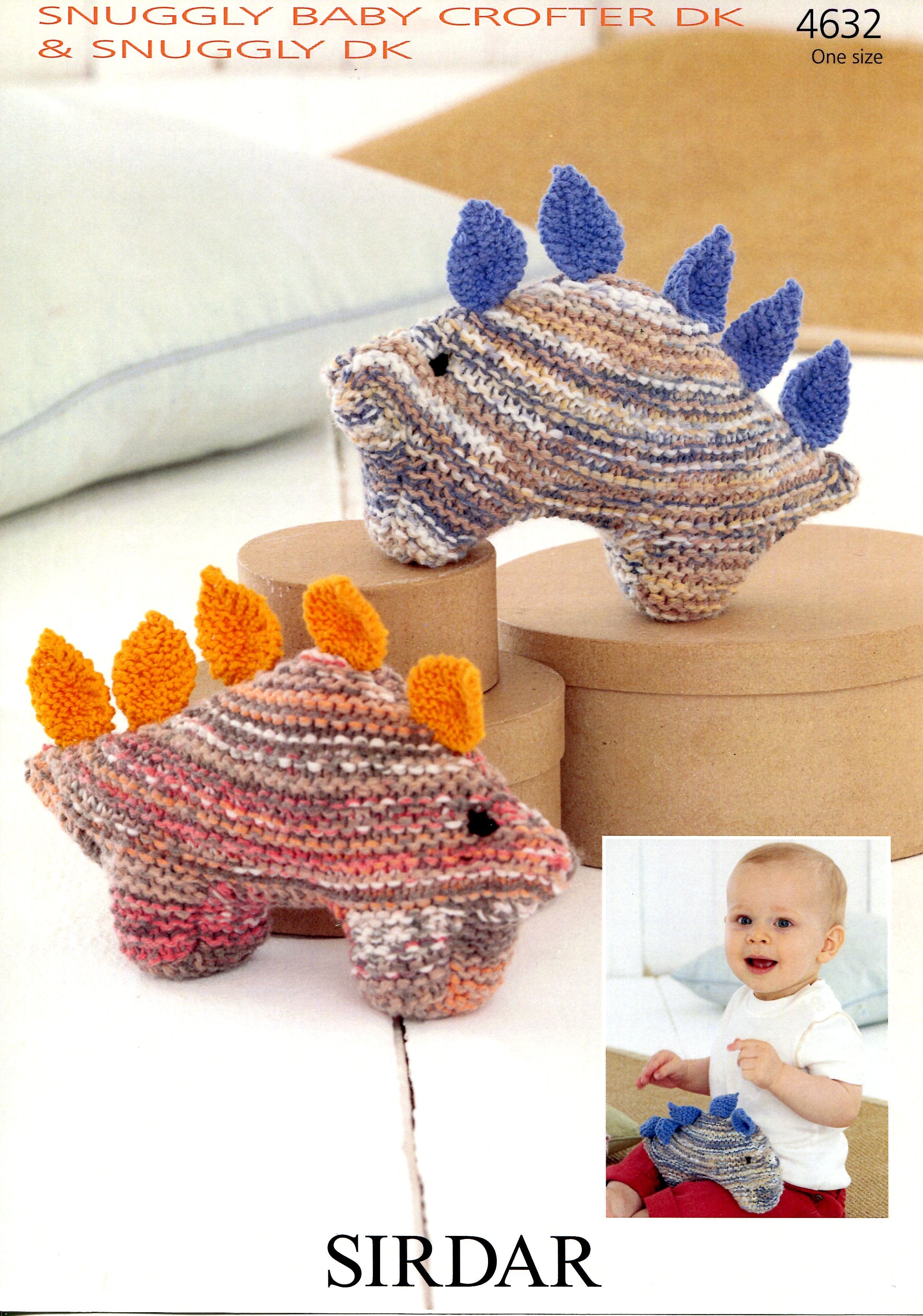 Leaflet 4632 - Sirdar DK dinosaur