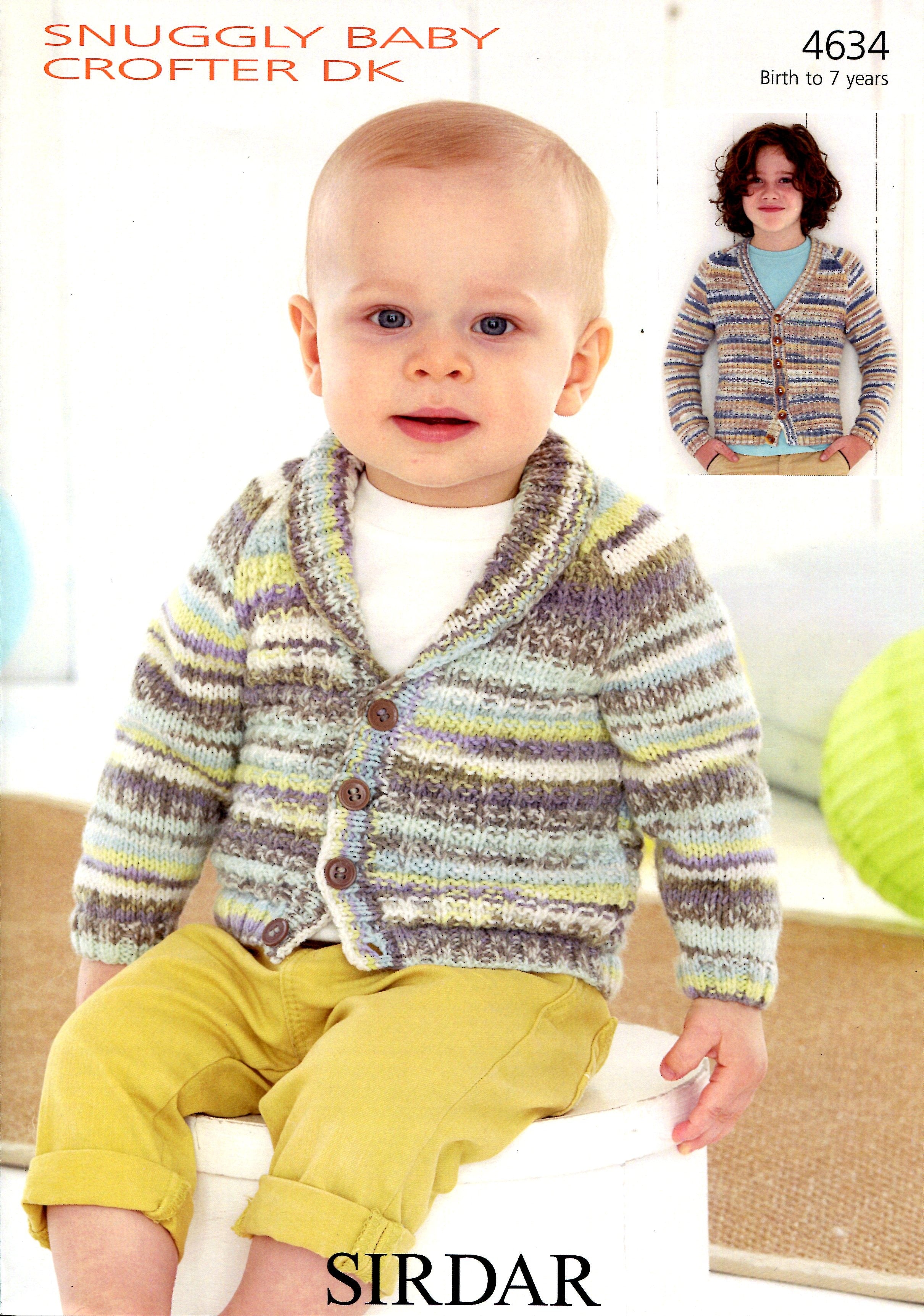 Leaflet 4634 - Sirdar DK cardigan 