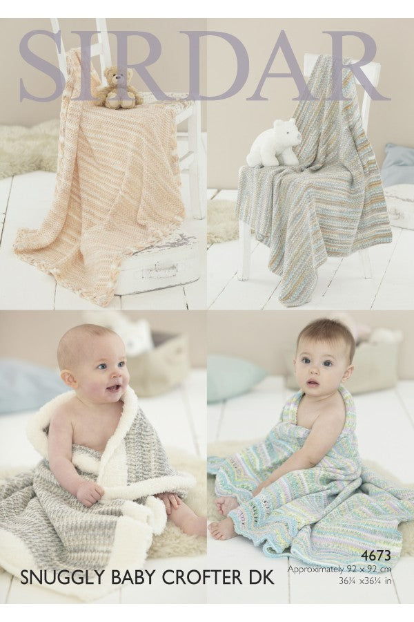Leaflet 4673 - Sirdar DK blankets