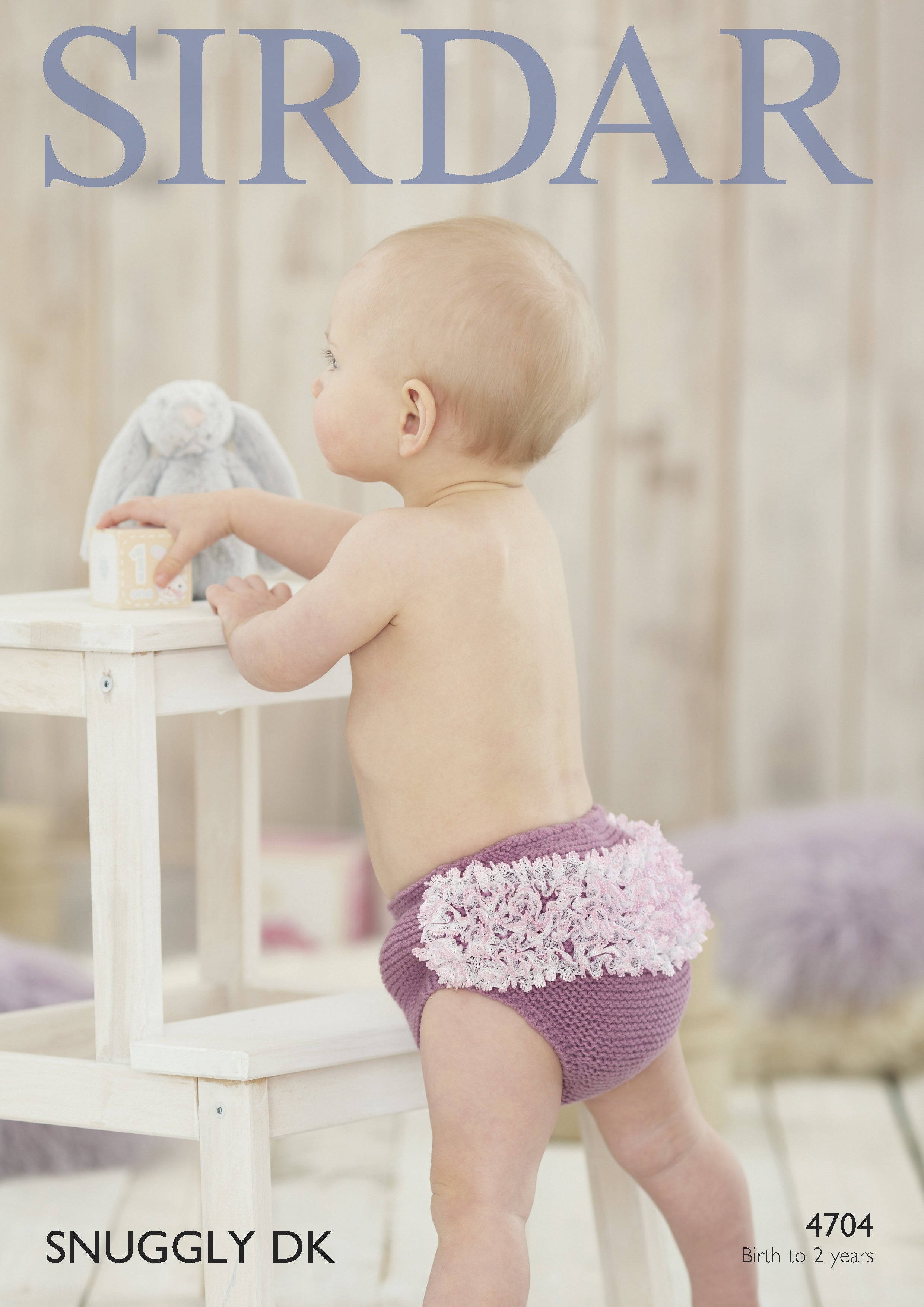 Leaflet 4704 - Sirdar DK Birth - 2 Years nappy cover