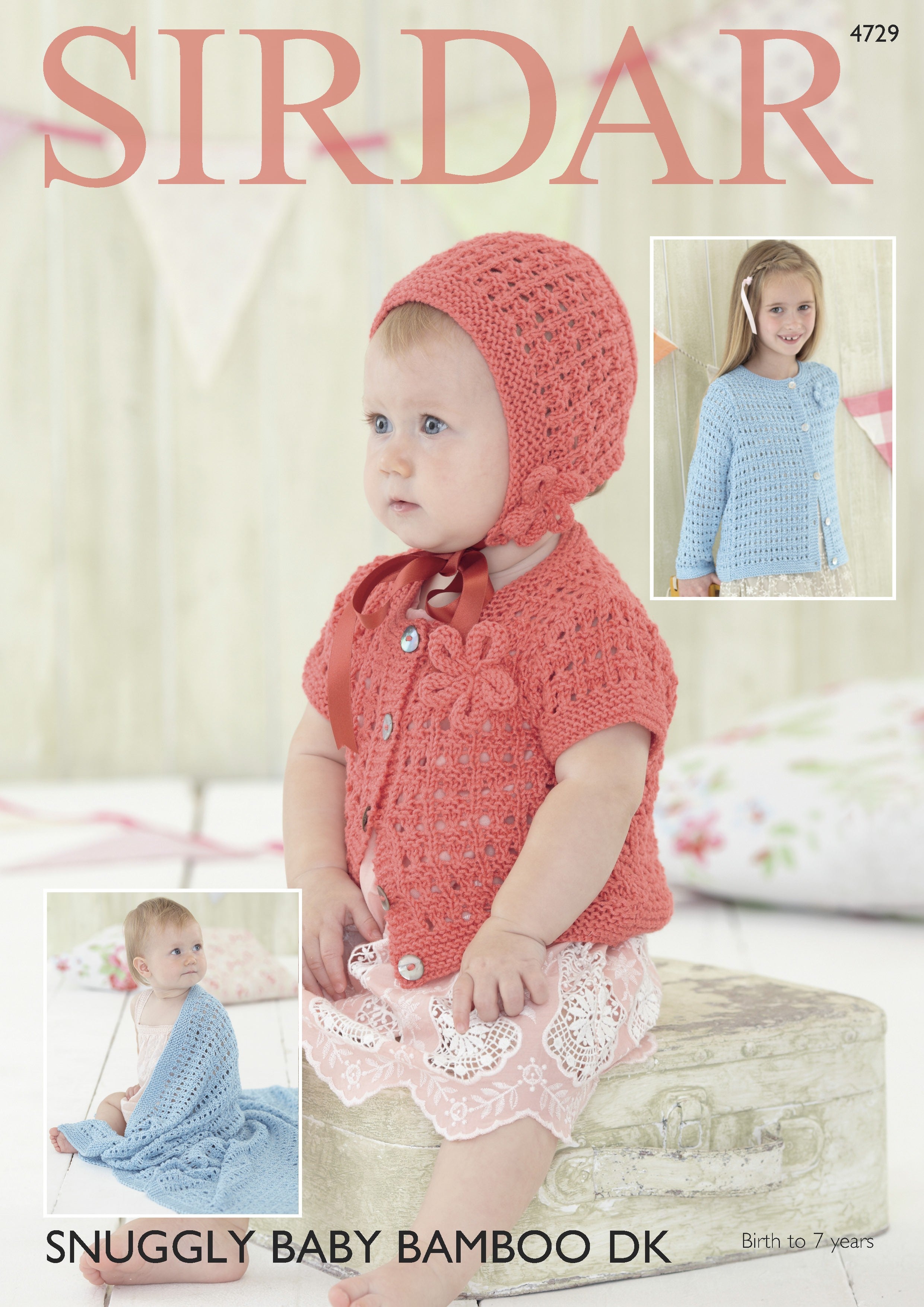Leaflet 4729 - Sirdar DK cardigan & blanket