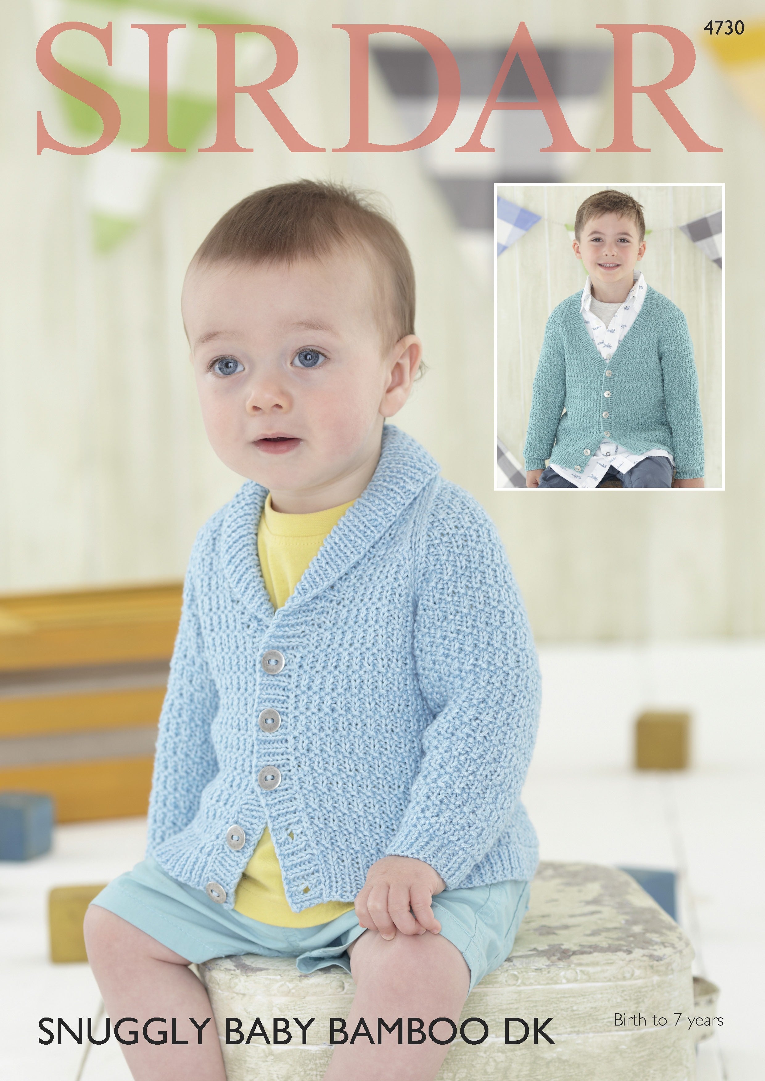 Leaflet 4730 - Sirdar Snuggly dk cardigan