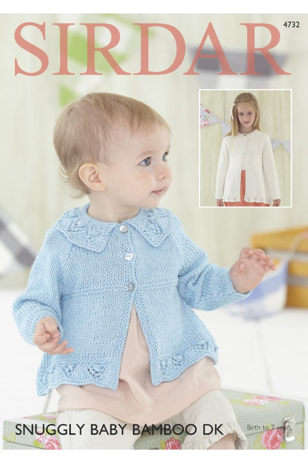 Leaflet 4732 - Sirdar Snuggly Baby Bamboo DK jacket