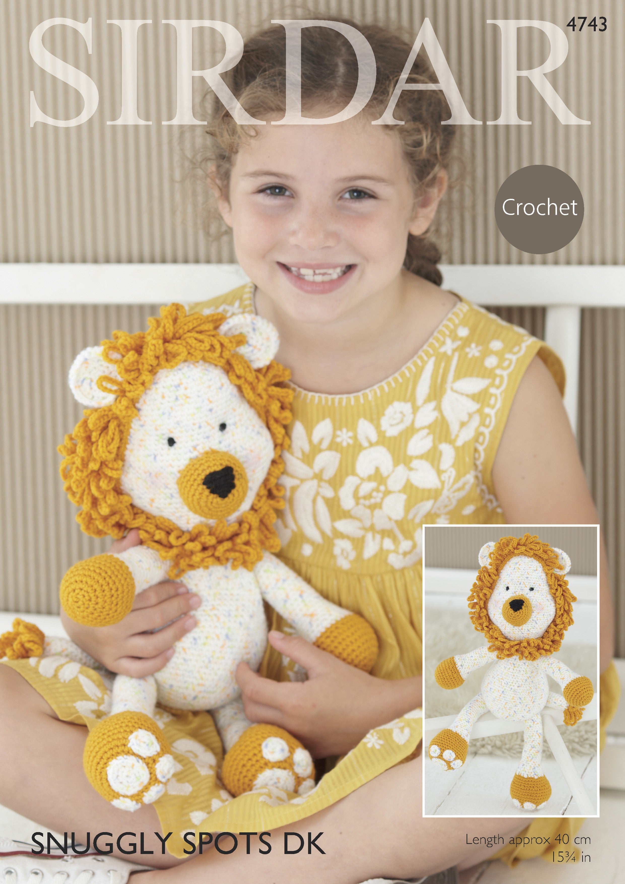 Leaflet 4743 - Sirdar DK crochet lion