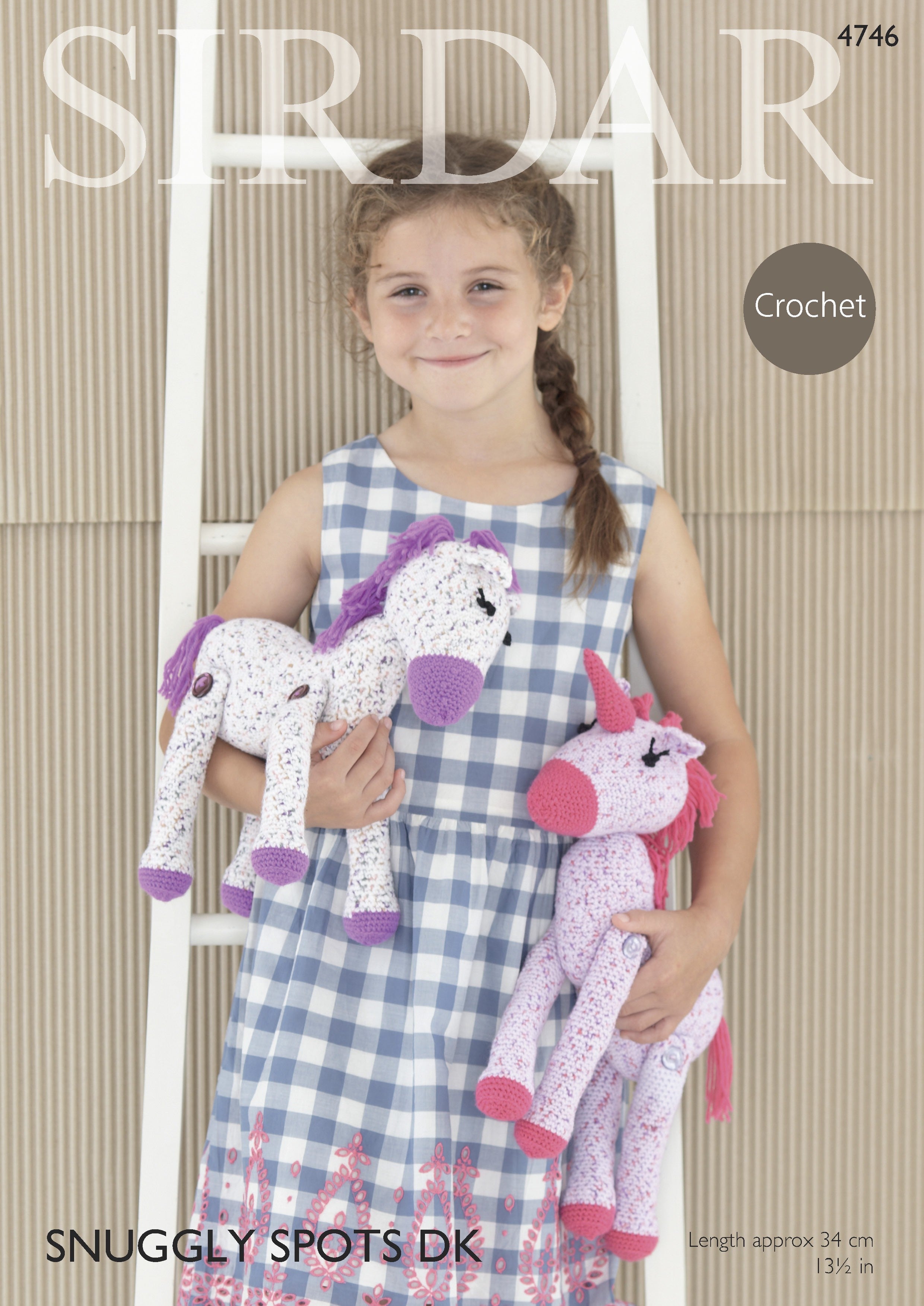 Leaflet 4746 - Sirdar DK Crochet horse & unicorn