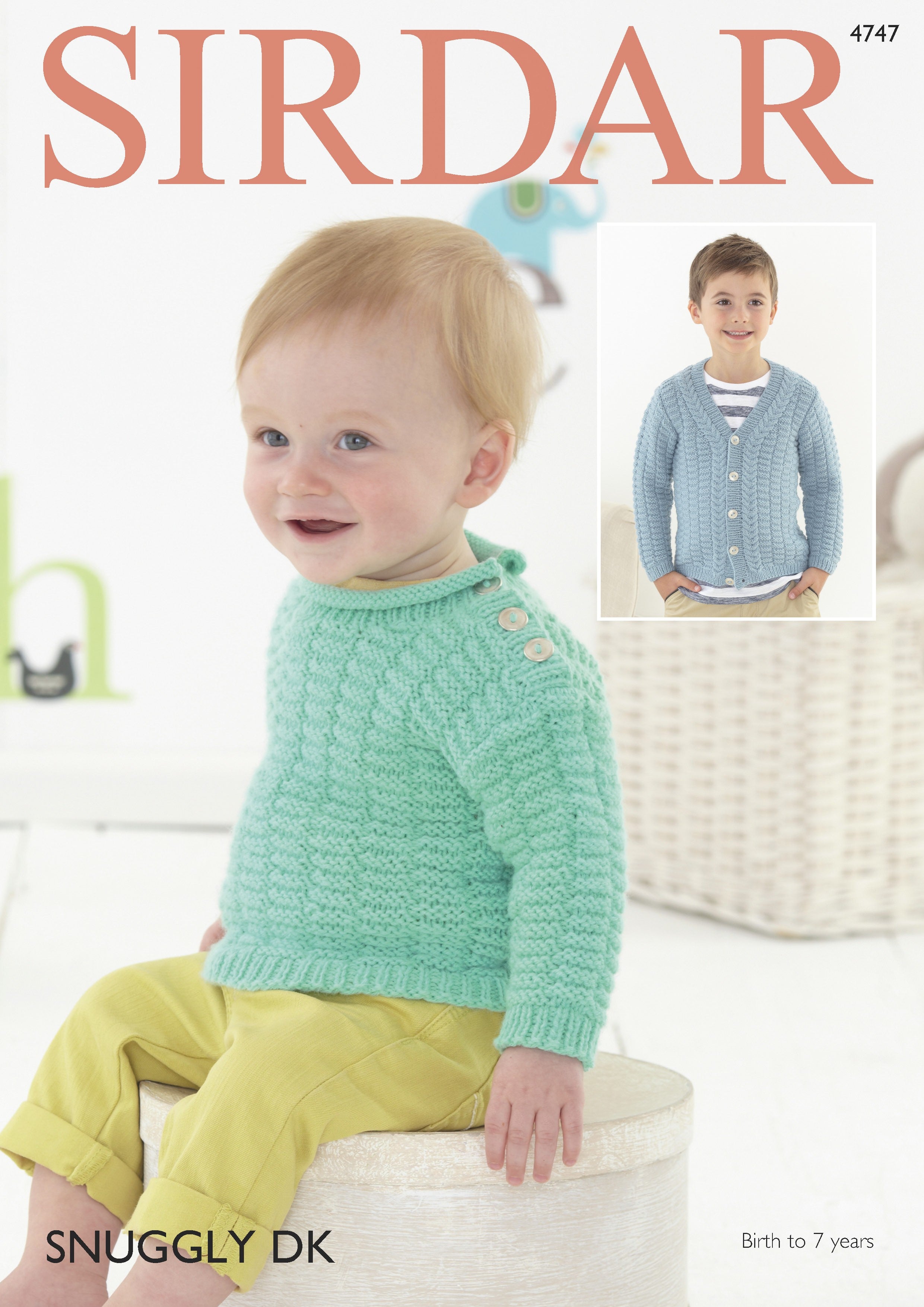Leaflet 4747 - Sirdar DK jumper & cardigan