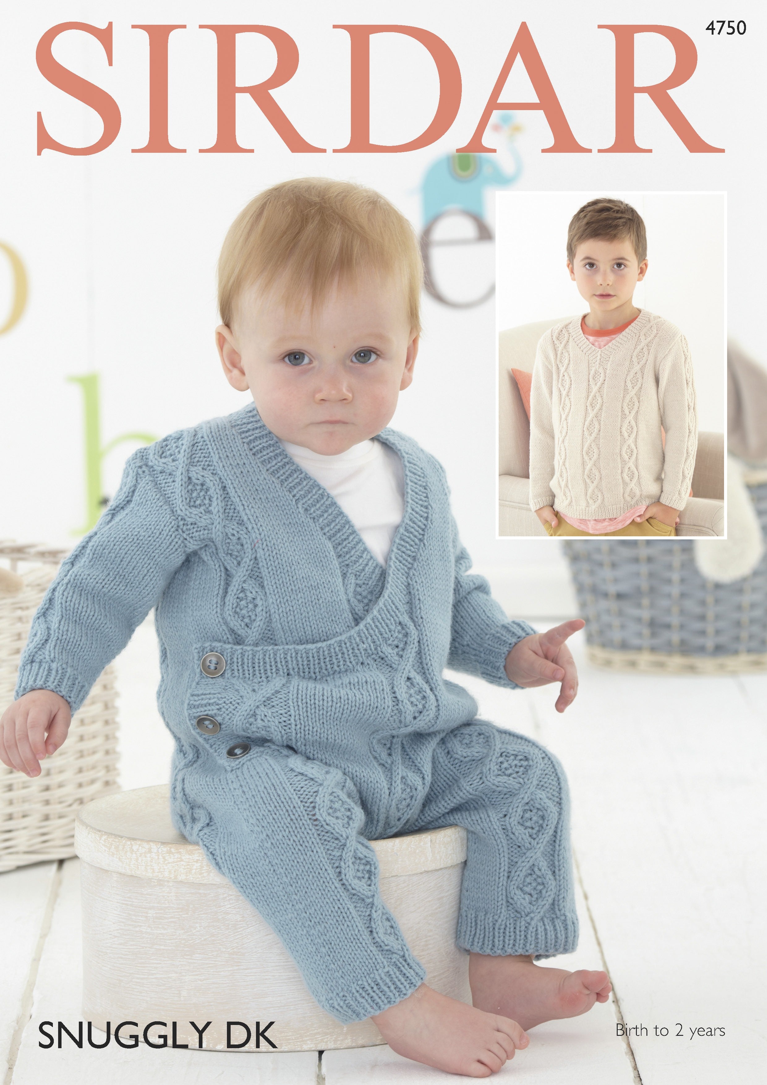Leaflet 4750 - Sirdar DK onesie & jumper