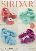 Leaflet 4752 - Sirdar DK baby sandals