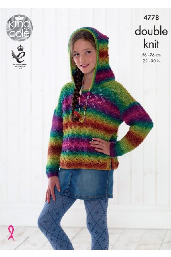 Leaflet 4778 - King Cole DK hoodie & jumper