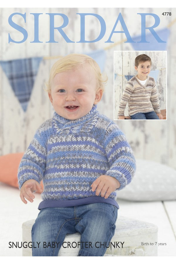 Leaflet 4778 - Sirdar Snuggly Baby Crofter Chunky jumper