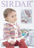 Leaflet 4795 - Sirdar Snuggly DK  hoodie, hat, bootees & mitts
