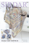 Leaflet 4798 - Sirdar Snuggly Baby Crofter DK blanket , hat, booties & mitts