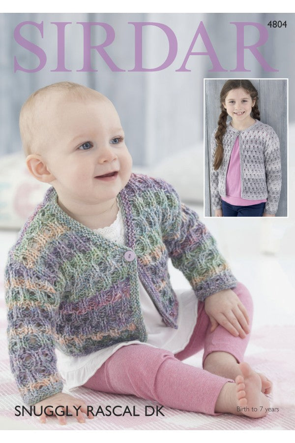 Leaflet 4804 - Sirdar DK Birth - 7 years cardigan